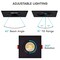 Luxrite 4 Inch Single Head Adjustable LED Recessed Downlight 5 CCT Selectable 2700K-5000K 12W 800LM Black LR32181-1PK - alternate 6